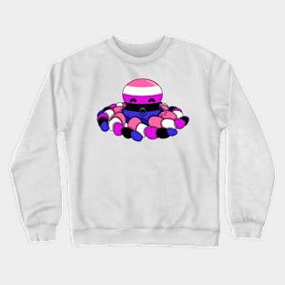 Gender Fluid Pride Fidget Octopus Crewneck Sweatshirt